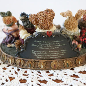Boyds Bear Accents - Boyd's Bear Resin Bearstone Light a Candle Boyds Bear Accents - Boyd's Bear Resin Bearstone Light a Candle